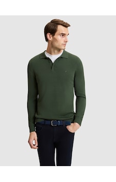 Pierre Cardin Koyu Haki Slim Fit Basic Kazak 50331477-vr111 Pierre Cardin Koyu Haki Slim Fit Basic Kazak 50331477-vr111