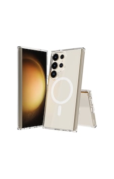 Galaxy Uyumlu S25 Ultra Kılıf M-safe Şarj Özellikli Şeffaf Sert Pc Zore Embos Kapak Galaxy Uyumlu S25 Ultra Kılıf M-safe Şarj Özellikli Şeffaf Sert Pc Zore Embos Kapak