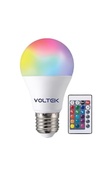 Voltek 9w Kumandalı Beyaz+rgb Led Ampul Voltek 9w Kumandalı Beyaz+rgb Led Ampul