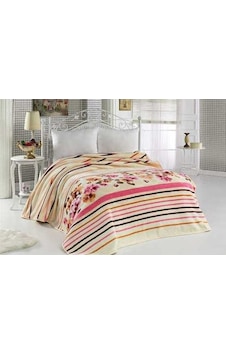 Mink Lacasa Çift Kişilik Battaniye (200x240)-1086 Pembe Bej Mink Lacasa Çift Kişilik Battaniye (200x240)-1086 Pembe Bej
