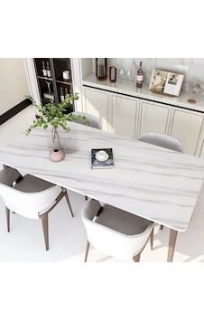 Açık Mermer Desenli Yapışkanlı Folyo - 60 Cm X 5 Mt Su Geçirmez Kaplama Kağıdı Çok Renkli