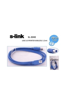 S-lınk Sl-3040 Usb 3.0 A Tip B Tip Yazıcı Kablosu 1.5 Metre S-lınk Sl-3040 Usb 3.0 A Tip B Tip Yazıcı Kablosu 1.5 Metre