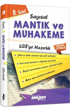 Ankara Yayınları 8. Sınıf Lgs Sayısal Mantık ve Muhakeme Çözümlü