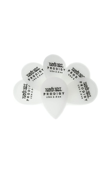 Ernie Ball 2.0mm Teardrop Prodigy Seçtikleri 6'lı Paket Beyaz Ernie Ball 2.0mm Teardrop Prodigy Seçtikleri 6'lı Paket Beyaz