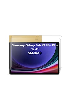 Samsung Galaxy Tab S9fe Plus 12.4 Inç Sm-x610 İçin Ekran Koruyucu 9h Nano Esnek Cam Tam Uyumlu Samsung Galaxy Tab S9fe Plus 12.4 Inç Sm-x610 İçin Ekran Koruyucu 9h Nano Esnek Cam Tam Uyumlu