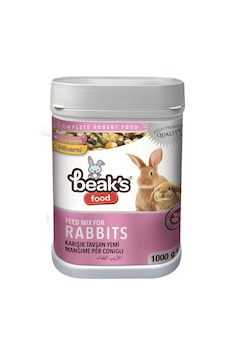 Beaks Karışık Tavşan Yemi 1000 Gr Beaks Karışık Tavşan Yemi 1000 Gr