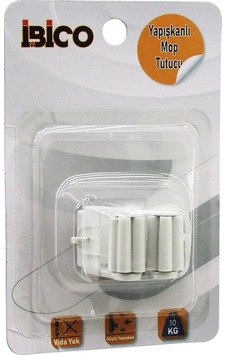 Plastik Mop Sap Tutucu - Askı Yapışkanlı Montaj Şeffaf Pvc Plaka 10kg. Taşıma Çok Renkli Plastik Mop Sap Tutucu - Askı Yapışkanlı Montaj Şeffaf Pvc Plaka 10kg. Taşıma Çok Renkli