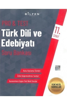11.Sınıf Pro&Test Türk Dili ve Edebiyatı Soru Bankası - Bilfen Yayınları 11.Sınıf Pro&Test Türk Dili ve Edebiyatı Soru Bankası - Bilfen Yayınları