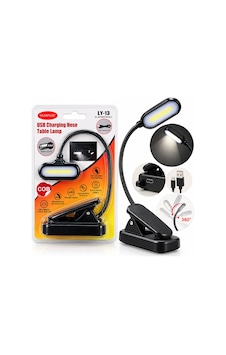 Mandallı Kitap Okuma Lamba 3xaaa Pilli Sms 5led Yaylı - Hareketli Başlık Ly-13