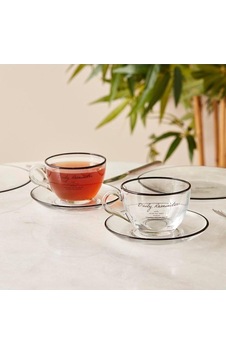 Bella Maison Daily Reminder 2'li Çay Fincan Seti Siyah 240 Cc Sku: Mır8690010566492 Diğer