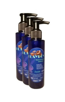 Chocolate Flavor Natural Personal Lubricant 125ml Çikolata Aromalı Kayganlaştırıcı X 3 Adet