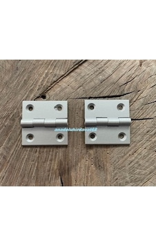 Dmr Aluminyum Havşalı Menteşe Tavla Kutu Menteşesi Gri Renk 4cm 2adet Dmr Aluminyum Havşalı Menteşe Tavla Kutu Menteşesi Gri Renk 4cm 2adet