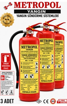 Köpüklü Yangın Söndürme Tüpü 6 Kg Askı Aparatı Tse Hyb Ce Belgeli Ruhsata Uygun - 912171993 Köpüklü Yangın Söndürme Tüpü 6 Kg Askı Aparatı Tse Hyb Ce Belgeli Ruhsata Uygun - 912171993