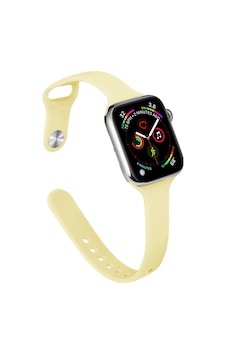 Newface - 992 - Apple Watch Uyumlu 38mm Kla Kordon - Csmo-tex - - Sarı
