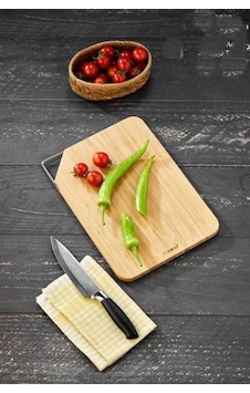Cooker Bambu Kesme Tahtası 36x26x2cm Kahverengi Cooker Bambu Kesme Tahtası 36x26x2cm Kahverengi