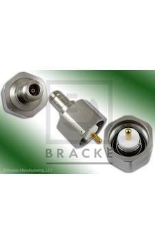 Bracke Bm50198 Lc Male - N Female Coaxial Adapter