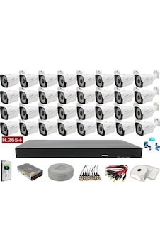 32'Li Cenova 2Mp Ahd Full Set+Harddisk Güvenlik Kamerası
