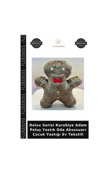 Delux Serisi Kurabiye Adam Peluş Yastık Oda Aksesuarı Çocuk Yastığı Ev Tekstili Çok Renkli Delux Serisi Kurabiye Adam Peluş Yastık Oda Aksesuarı Çocuk Yastığı Ev Tekstili Çok Renkli