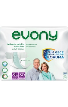 Evony Belbantlı Yetişkin Hasta Bezi Xl 30'lu Paket XL