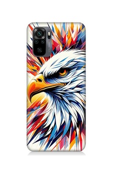 Xiaomi Redmi Note 10 Uyumlu Renkli Kartal Sıçrayışı Desenli Silikon Kılıf Çok Renkli Xiaomi Redmi Note 10 Uyumlu Renkli Kartal Sıçrayışı Desenli Silikon Kılıf Çok Renkli