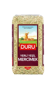 5 Adet Duru Yerli Yeşil Mercimek 1 Kg