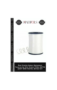 Özel Üretim Dekor Malzemesi Tasarım İpi Elisi Ürünü İthal Rafya Şerit 8mm Pastel Beyaz 027 Özel Üretim Dekor Malzemesi Tasarım İpi Elisi Ürünü İthal Rafya Şerit 8mm Pastel Beyaz 027