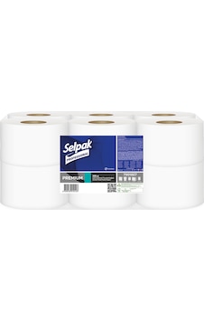 Selpak Professional Premium İçten Çekmeli Tuvalet Kağıdı 12 Rulo 120 M Selpak Professional Premium İçten Çekmeli Tuvalet Kağıdı 12 Rulo 120 M