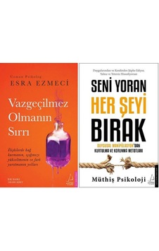 Vazgeçilmez Olmanın Sırrı + Seni Yoran Her Şeyi Bırak 2 Kitap Set Vazgeçilmez Olmanın Sırrı + Seni Yoran Her Şeyi Bırak 2 Kitap Set