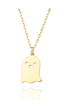 Yeni Yıl Halloween Hayalet 925 Ayar Gümüş Kolye Altın Yeni Yıl Halloween Hayalet 925 Ayar Gümüş Kolye Altın