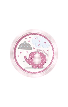 Filli Baby Shower Tabak 23 CM. 8'li Pg011t Filli Baby Shower Tabak 23 CM. 8'li Pg011t