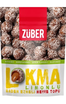 Züber Lokma Limonlu Badem Ezmeli Meyve Top 96 G