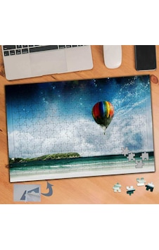Deniz Üstünde Uçan Balon 240 Parça Puzzle Yapboz Tablo-454
