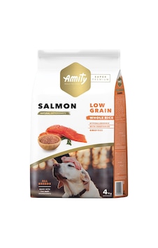Amity Super Premium Az Tahıllı Somonlu Yetişkin Köpek Maması 4 KG Amity Super Premium Az Tahıllı Somonlu Yetişkin Köpek Maması 4 KG