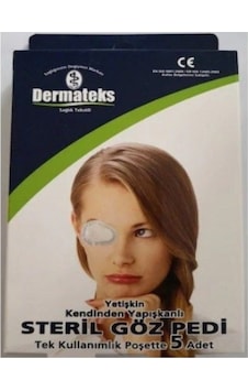 Dermateks Yetişkin Steril Göz Pedi 5 Adet Dermateks Yetişkin Steril Göz Pedi 5 Adet