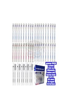 Pensan 2305 0,5mm İnce Uç Tükenmez Kalem Seti Karma Kutu 50'li 30 Mavi 10 Siyah 10 Kırmızı Türk Malı Çok Renkli Pensan 2305 0,5mm İnce Uç Tükenmez Kalem Seti Karma Kutu 50'li 30 Mavi 10 Siyah 10 Kırmızı Türk Malı Çok Renkli