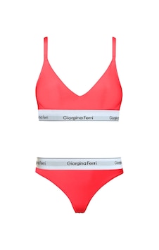 Giorgina Ferri 2 Li Set Kadın Günlük Kullanıma Uygun Spor Sütyen+ Tanga Külot Kelly Giorgina Ferri 2 Li Set Kadın Günlük Kullanıma Uygun Spor Sütyen+ Tanga Külot Kelly