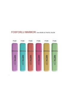 Gıpta Fosforlu Markör 5mm Kesik Uç Pastel - Eflatun 1451 Gıpta Fosforlu Markör 5mm Kesik Uç Pastel - Eflatun 1451