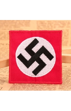 Dükkan Design Ss Gamalı Haç Patch - Yama Kırmızı