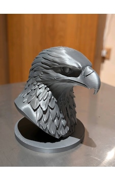 Koleksiyonluk Pla Kartal Figürü Ev Süsleme Ürünü 15cm Gri Renk Koleksiyonluk Pla Kartal Figürü Ev Süsleme Ürünü 15cm Gri Renk