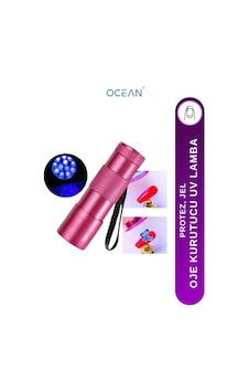 Misyul 12 Ledli Uv Led Fener Tırnak Kurutucu Pembe Asu-499