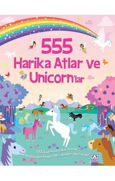 555 Eğlenceli Çıkartma - Harika Atlar Ve Unicorn Lar Diğer 555 Eğlenceli Çıkartma - Harika Atlar Ve Unicorn Lar Diğer