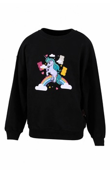 Trender Haribo Siyah Kız Çocuk Sweatshirt S26g1sw203 Trender Haribo Siyah Kız Çocuk Sweatshirt S26g1sw203