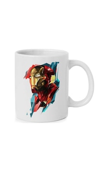 Iron Man Demir Adam Baskılı Kupa Bardak Beyaz Iron Man Demir Adam Baskılı Kupa Bardak Beyaz