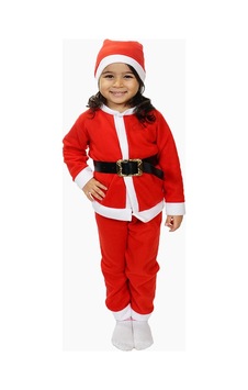 Pazarız Bebelop Erkek Kız Çocuk Noel Kostümü Yılbaşı Kostümü Kırmızı Pazarız Bebelop Erkek Kız Çocuk Noel Kostümü Yılbaşı Kostümü Kırmızı