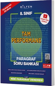 Bilfen Yayıncılık 8. Sınıf Paragraf Soru Bankası Bilfen Yayıncılık 8. Sınıf Paragraf Soru Bankası