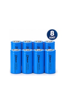 Orbus 32700 Lifepo4 Şarj Edilebilir Pil - 8 Adet