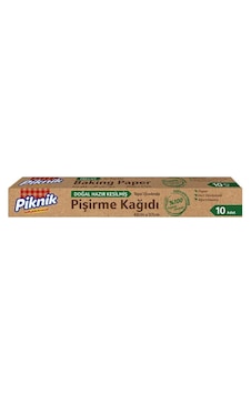 Piknik Doğal Hazır Kesim Pişirme Kağıdı 42x37 Cm 10'lu Piknik Doğal Hazır Kesim Pişirme Kağıdı 42x37 Cm 10'lu