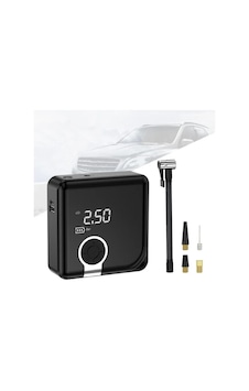 Oto Kompresör Şarjlı Taşınabilir Powerbank El Fenerli Araç Lastik Şişirme Pompası Flaşör Göstergeli - 872846373 Oto Kompresör Şarjlı Taşınabilir Powerbank El Fenerli Araç Lastik Şişirme Pompası Flaşör Göstergeli - 872846373