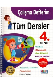 Mercek Yayıncılık 4. Sınıf Tüm Dersler Çalışma Defterim Mercek Yayıncılık 4. Sınıf Tüm Dersler Çalışma Defterim