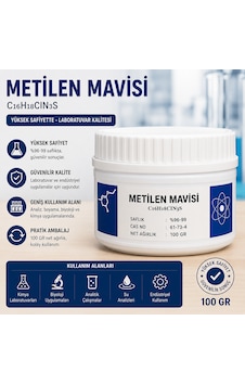 Balmumcu Kimya Metilen Mavisi Methylene Blue -100 G